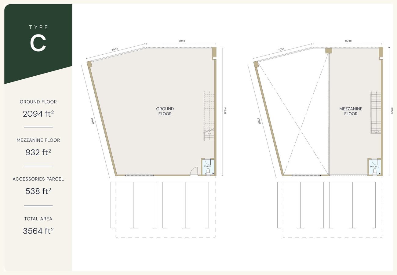Armani Bizcore Type C unit floor plan