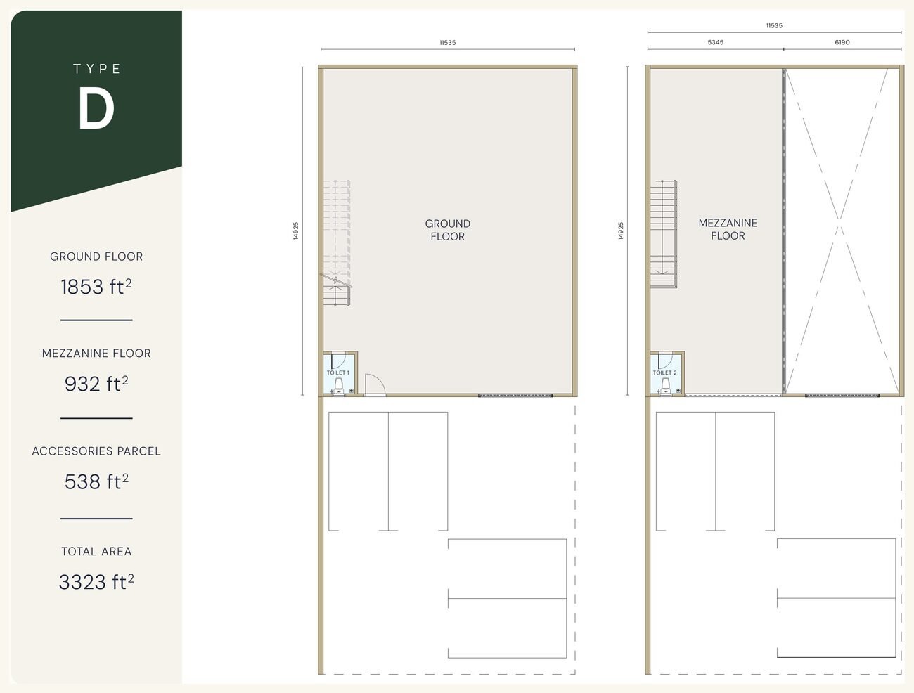 Armani Bizcore Type D unit floor plan