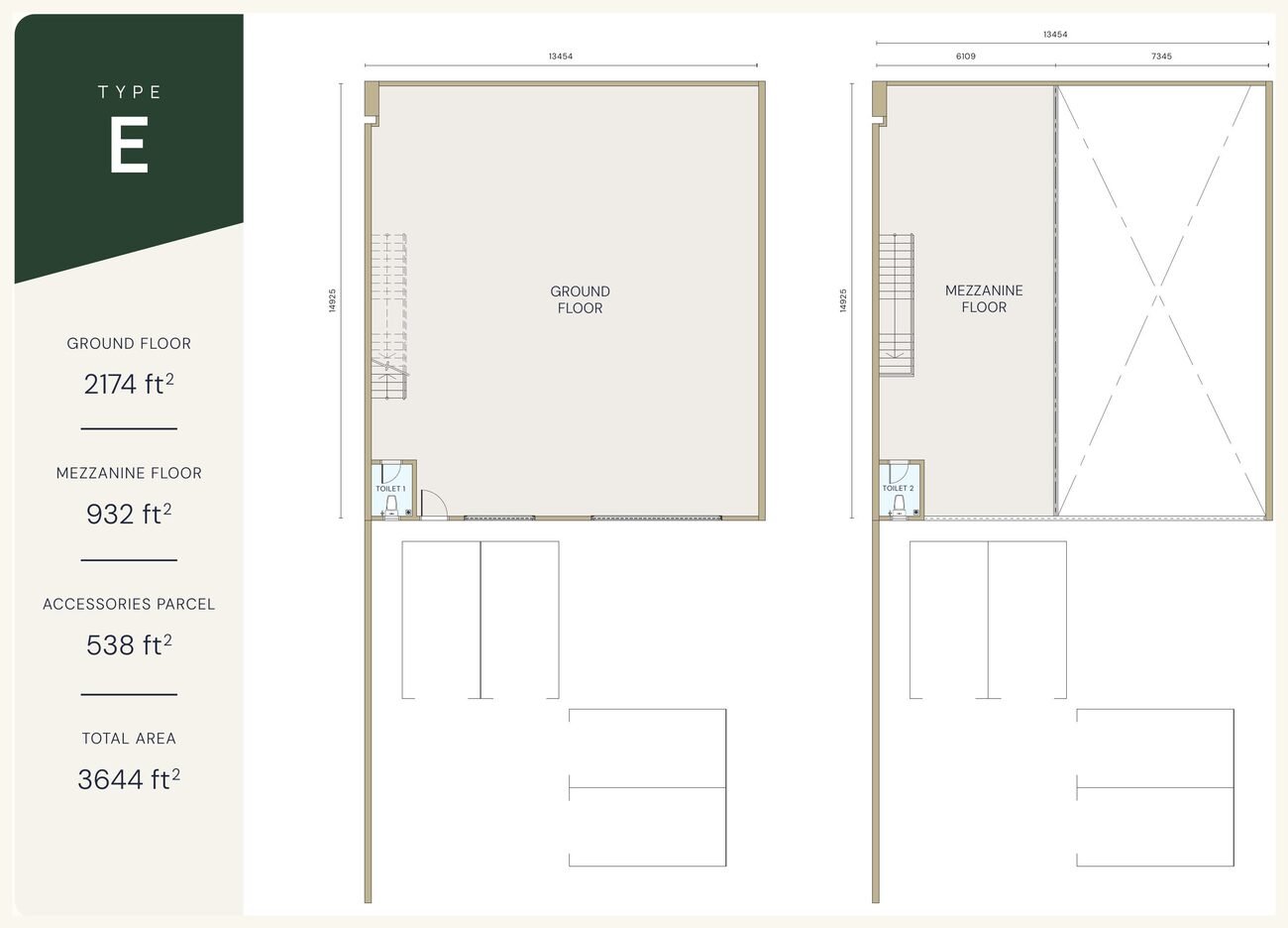 Armani Bizcore Type E unit floor plan