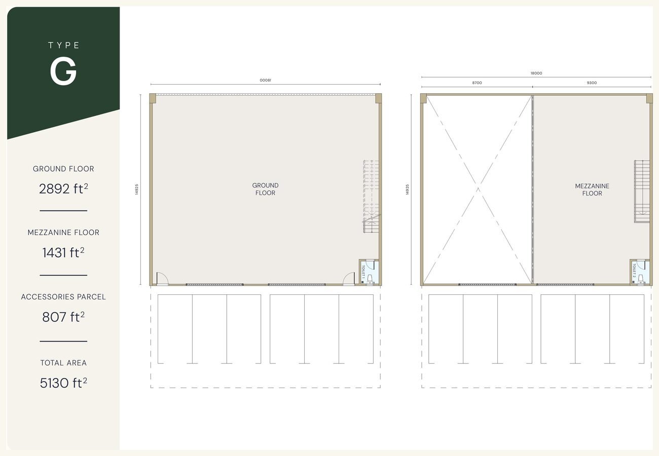 Armani Bizcore Type G unit floor plan